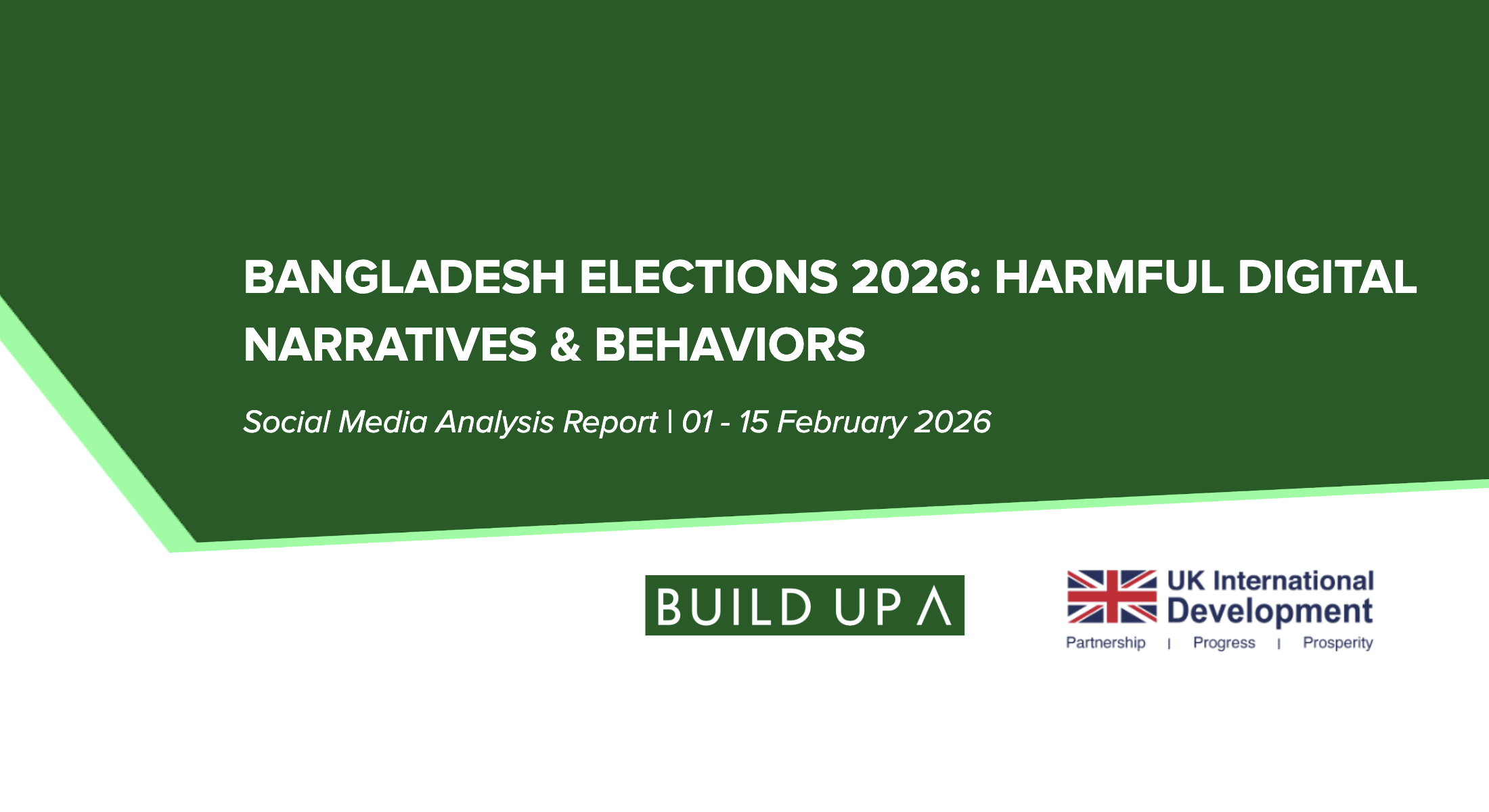 Bangladesh – Elections Monitoring Social Media Listening Snapshot Report (01-15 Feb 2026)
